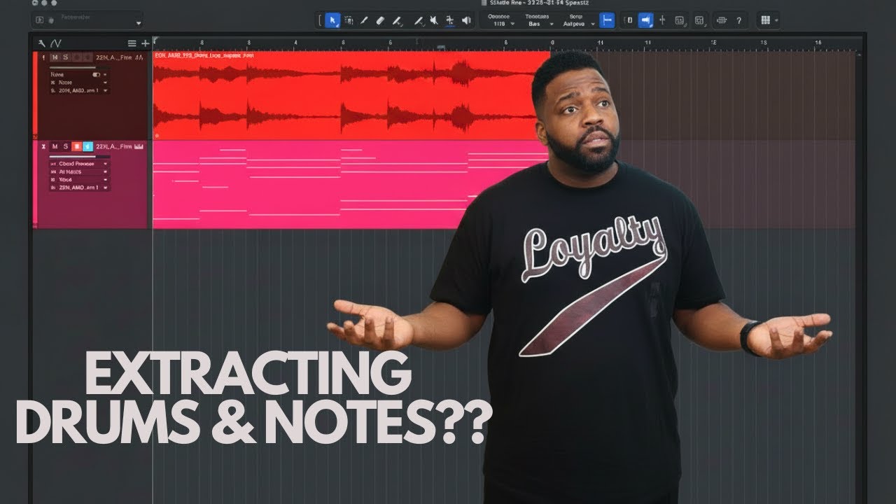 How to Extract Drums and Notes in Fender Studio Pro (Breakdown)
