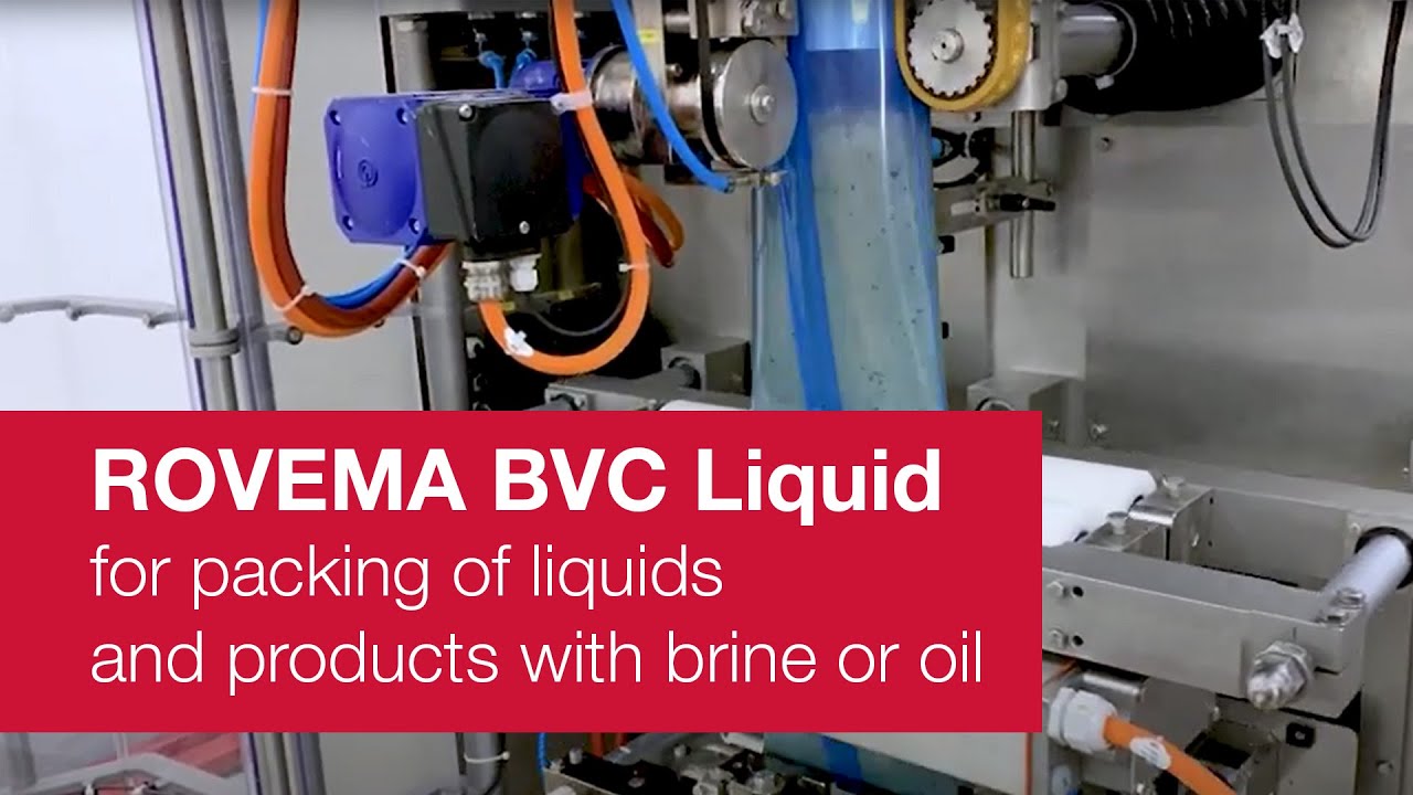 Form Fill and Seal Machine BVC 310 Liquid for packing liquids with brine or oil | ROVEMA