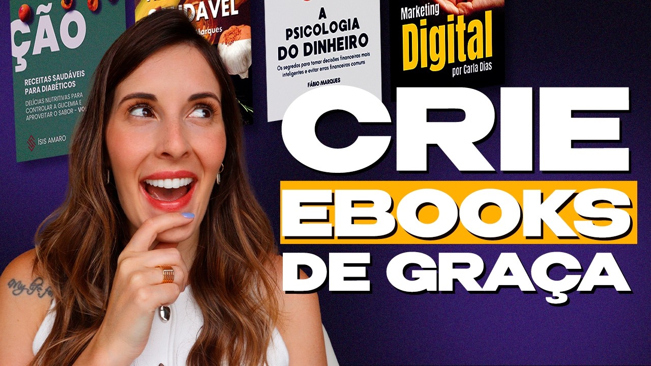 Como Criar Um EBOOK Profissional do ZERO com IA? | Passo a Passo GRATUITO