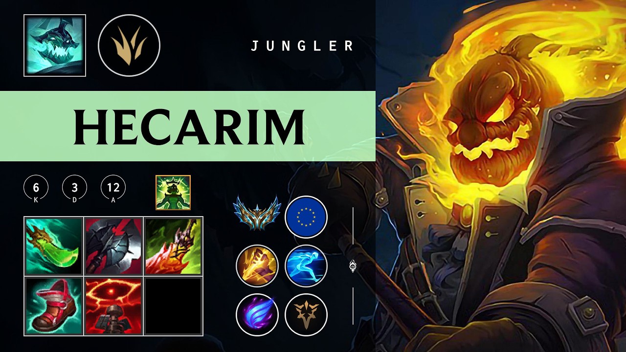 Hecarim Jungle vs Aatrox - EUW Challenger Patch 26.04