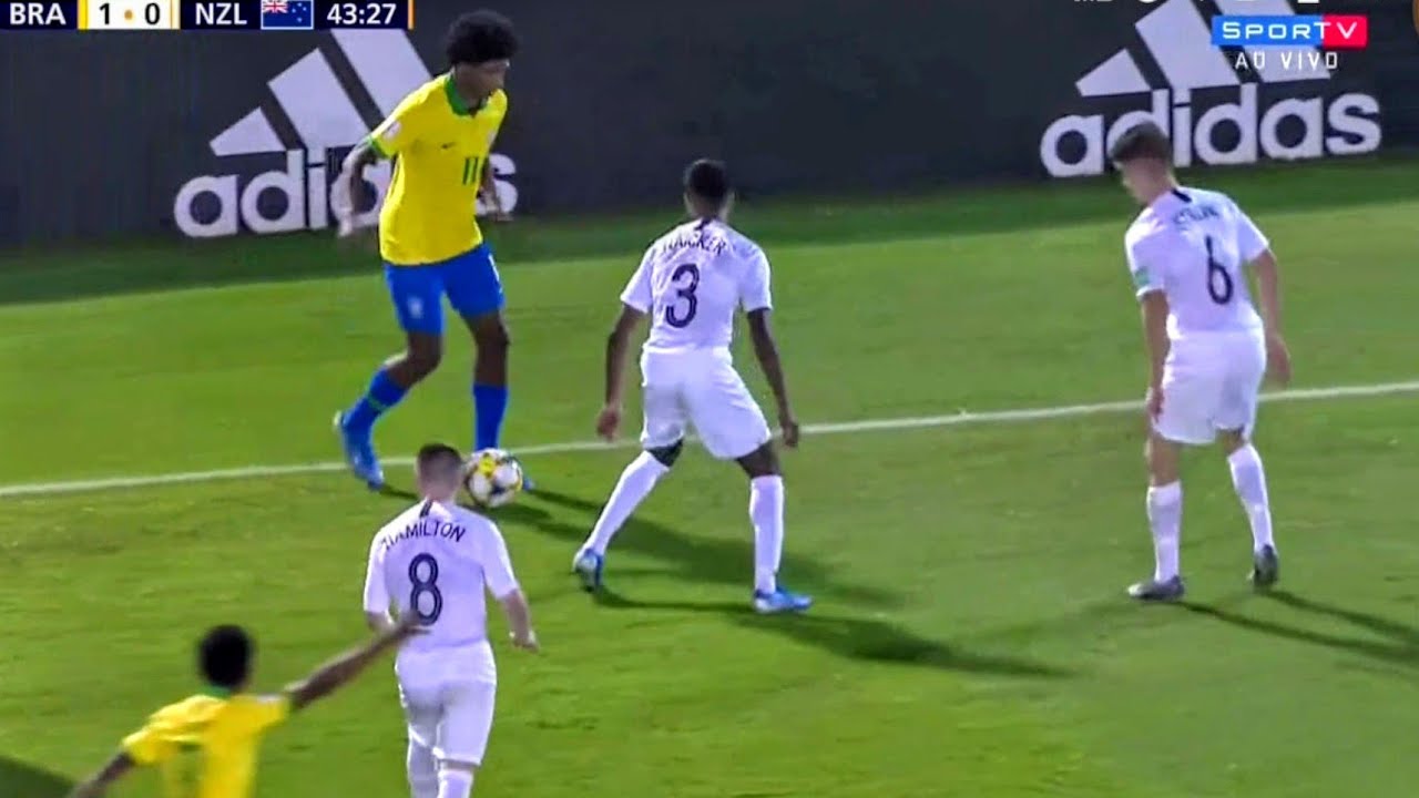Talles Magno vs Nova Zelândia -  Mundial Sub17 (O Cria jogou muito)⚫🇧🇷⚪