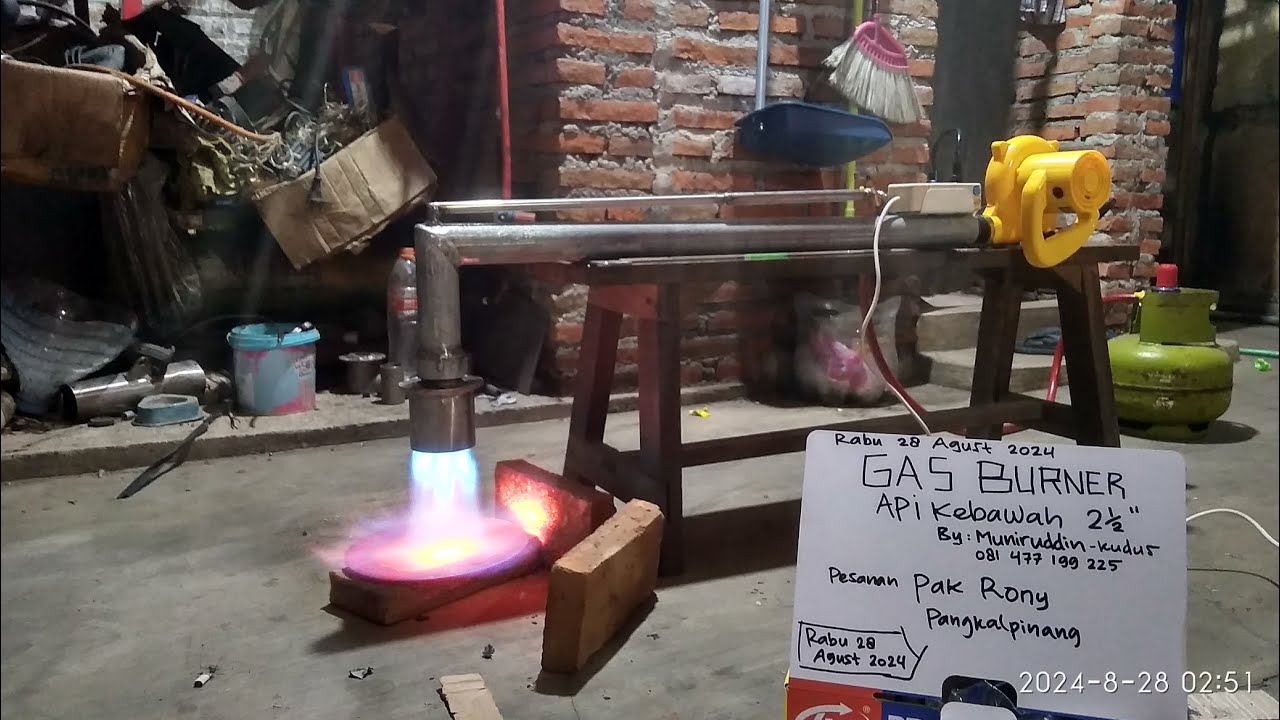 gas burner 2 1/2 inch pesanan pak Rony di pangkalpinang