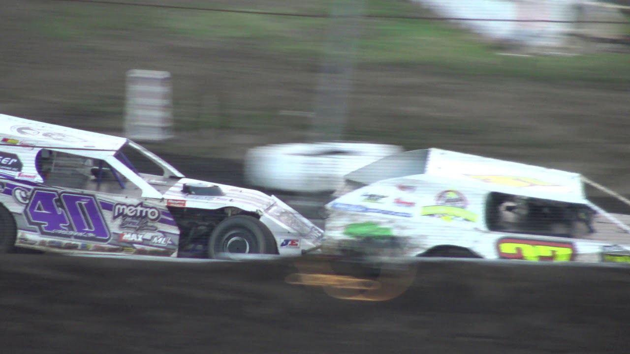 14 Year old Michael Ledford Transfers into Fairbury PDC Modified Feature July 27 2019