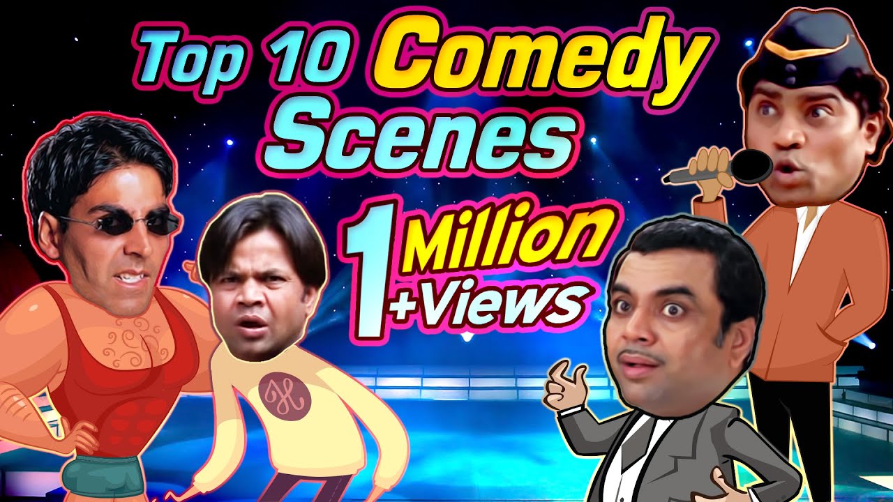 Top 10 Bollywood Comedy Scenes - Rajpal Yadav | Johnny Lever | Paresh Rawal | Akshay Kumar | Govinda