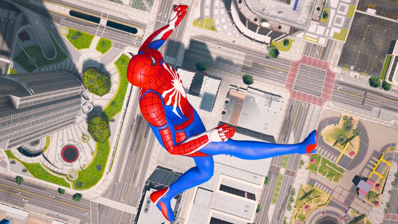 GTA 5 Spider-Man Ragdolls & Crazy Jumps/Fails | Euphoria Physics Funny Moments Compilation part #27