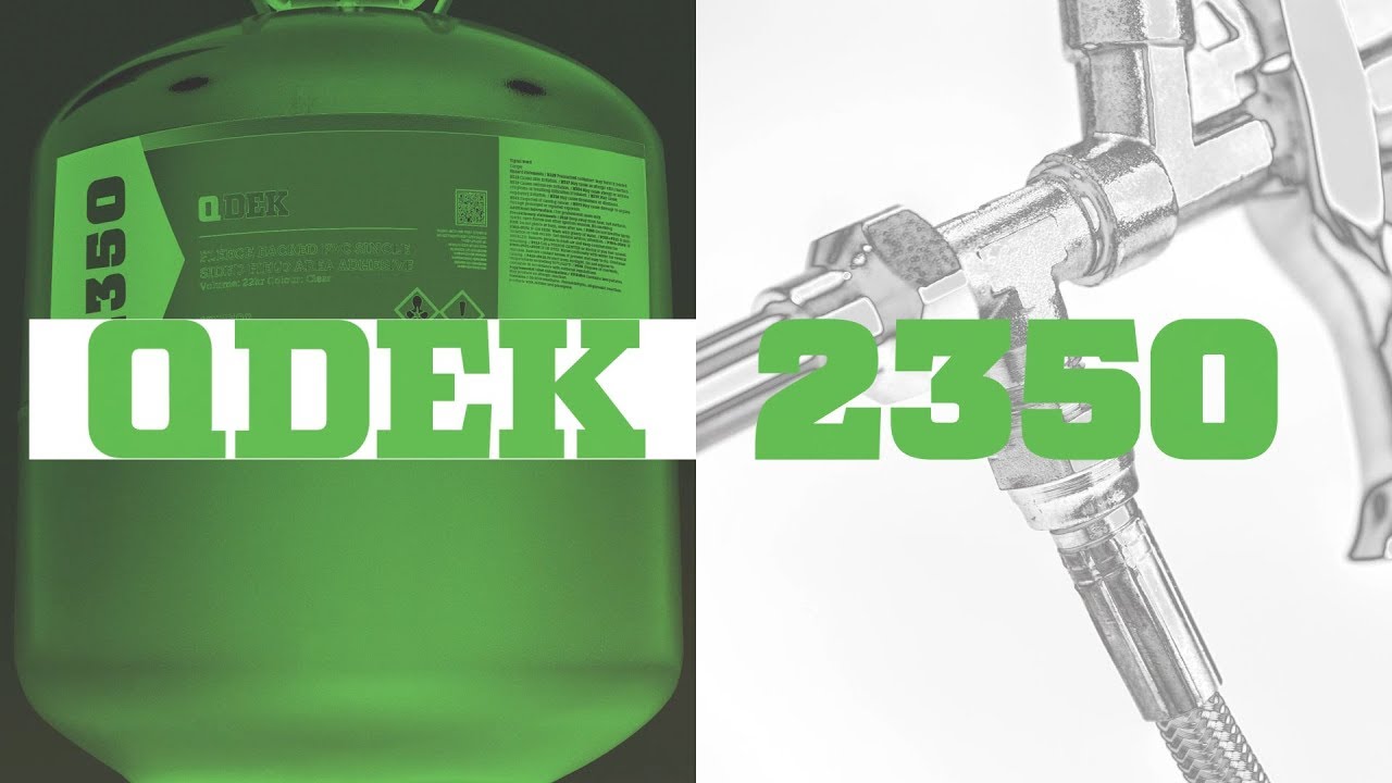 Q-Dek 2350 TUTORIAL - Fleece Backed PVC Single Sided Field Area Adhesive