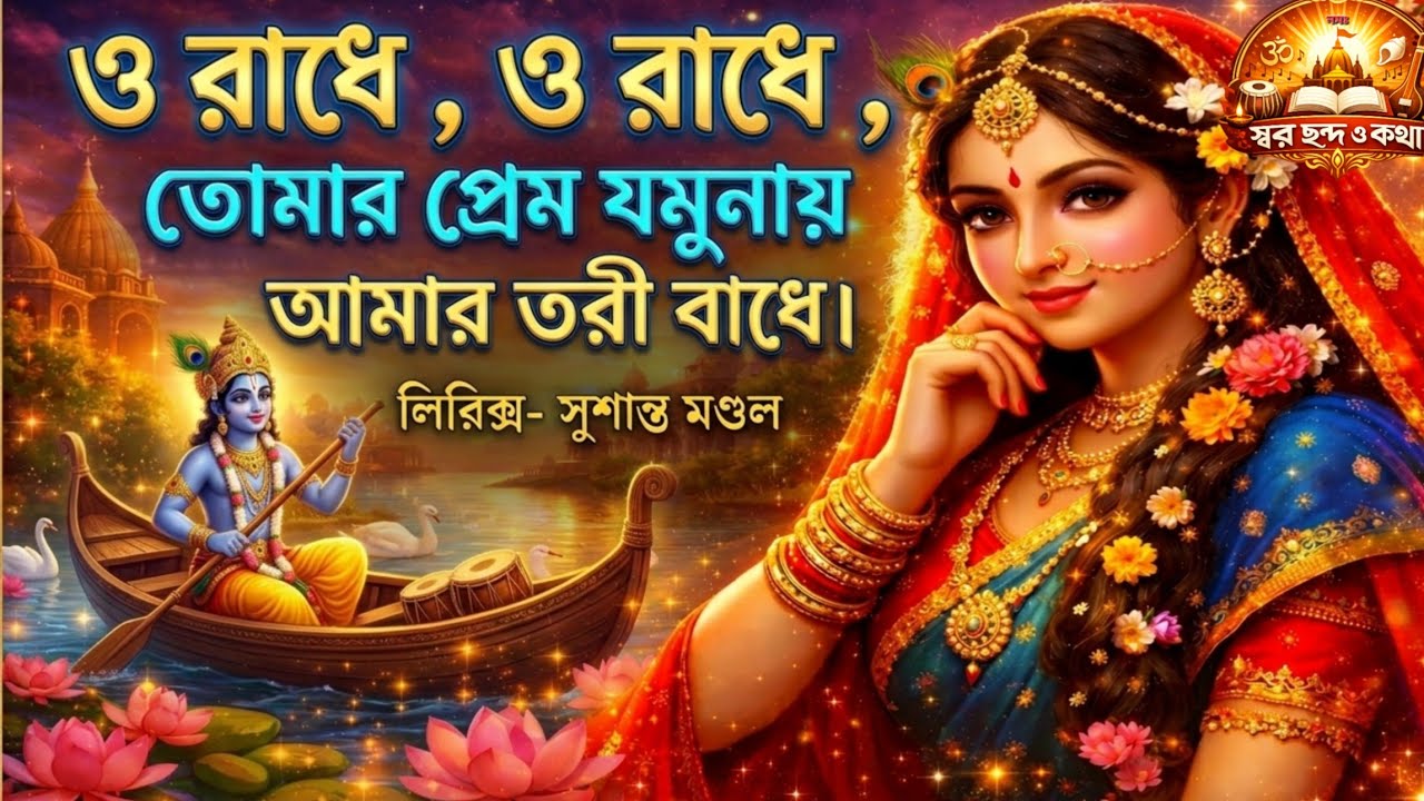 তোমার প্রেম যমুনায় আমার তরী বাঁধে | শ্রীরাধিকার মনোহর ভজন#Radha Bhajan#krishnabhajan #radhakrishna 