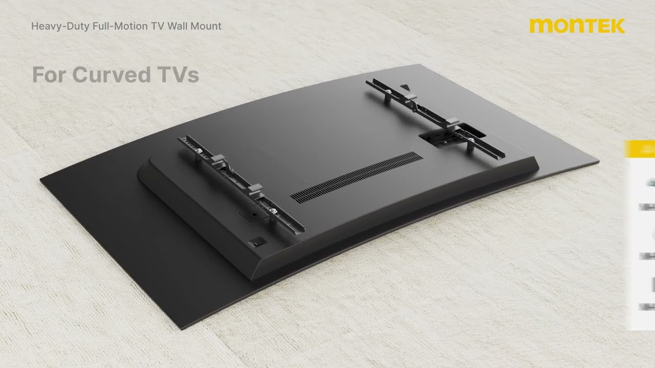 monTEK Heavy-duty TV Wall Mount Installation Guide