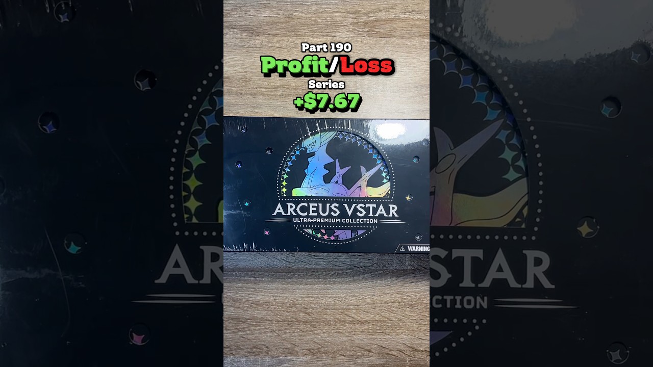 Channel Profit/Loss Series! (Pt 190) Arceus Vstar Ultra Premium Collection Pack Opening #shorts