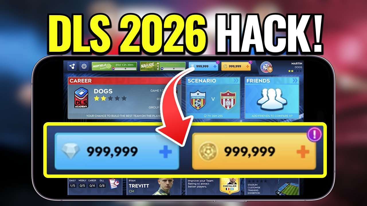 How to Get Unlimited Coins and Gems in DLS 26 - Dream League Soccer 2026 Hack/Mod (iOS & Android)