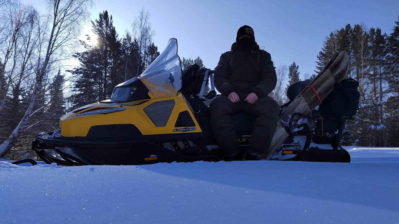 STELS/VIKING/S 600/ломаются лыжи/покатушки/тайга/избушка