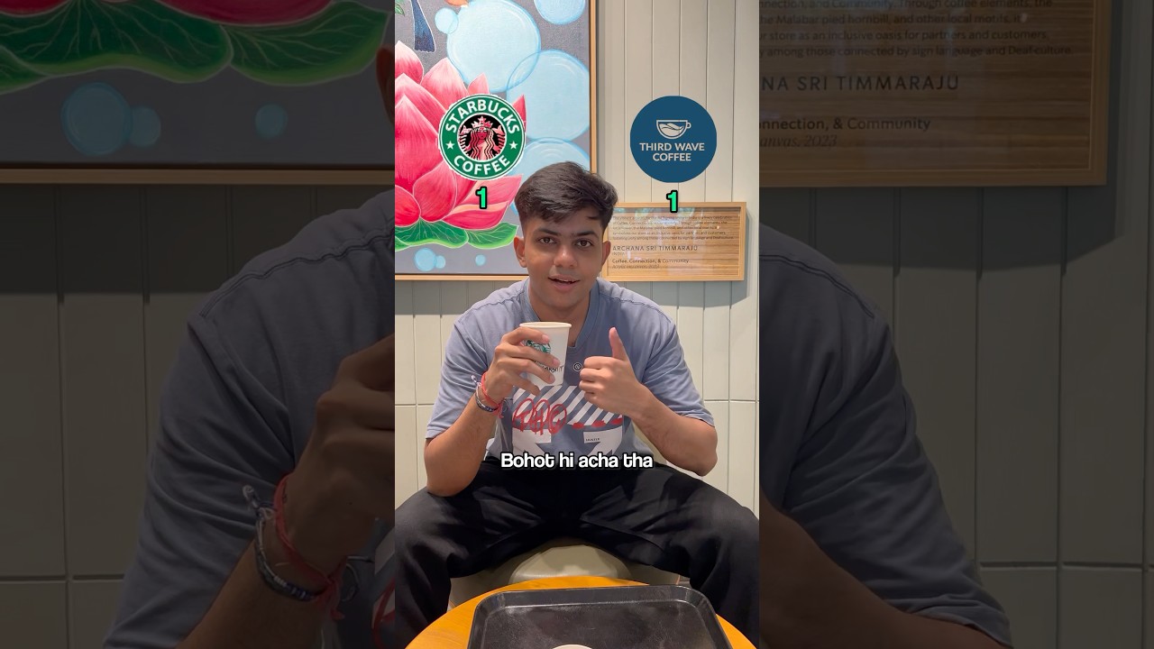 Starbucks Vs Third Wave Coffee!⚔️