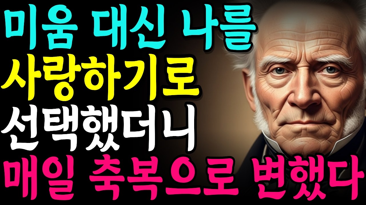 [쇼펜하우어] 나에게 상처 준 사람에게 복수하는 가장 완벽한 방법 | 손 안 대고 상대가 무너지는 인간관계 심리학  |철학명언 |시니어소통법 |인간관계