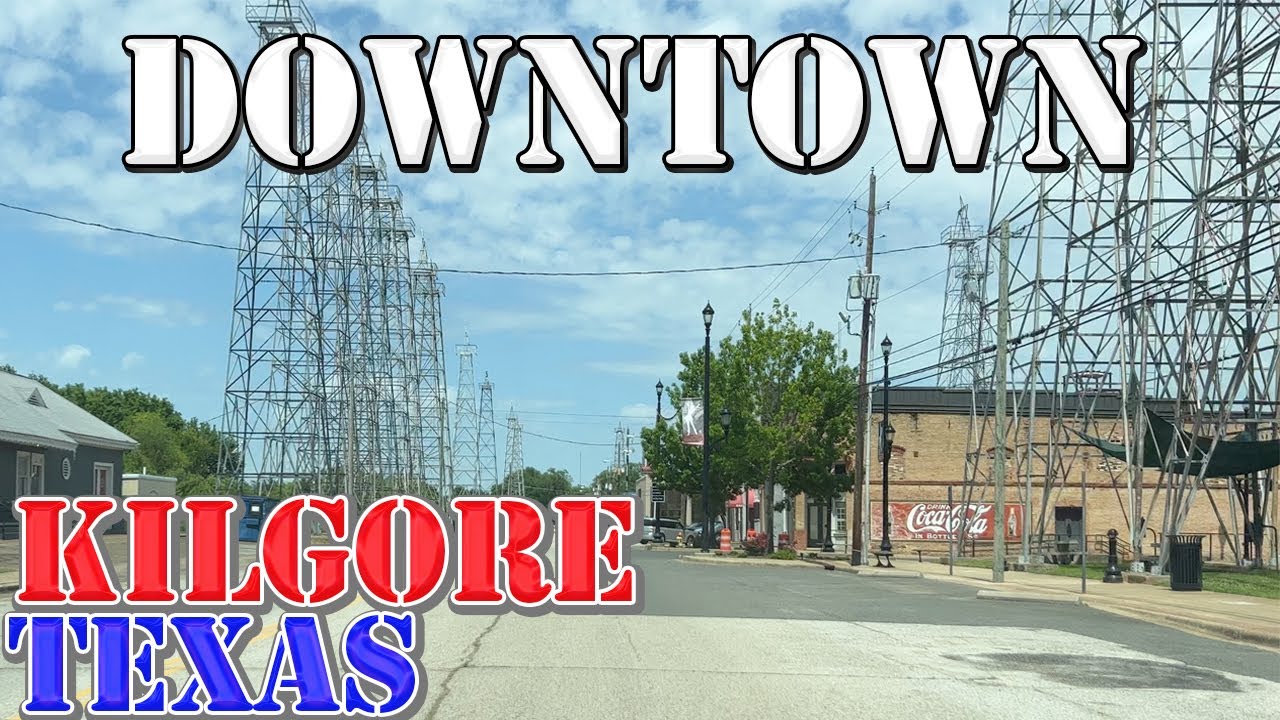 Kilgore - Texas - 4K Downtown Drive