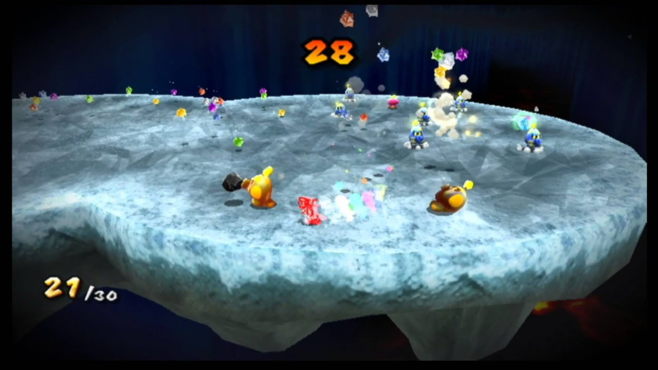 Super Mario Galaxy 2: Octo-Army Icy Rainbow Romp (Romp Comet)