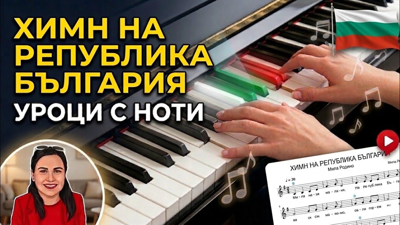 Химн на Република България - за пиано