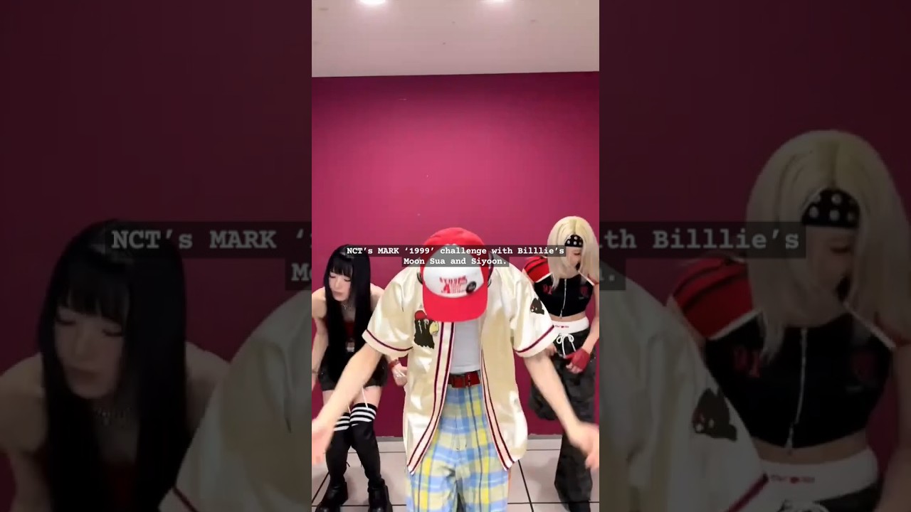 NCT’s MARK ‘1999’ challenge with Billlie’s Moon Sua and Siyoon.  