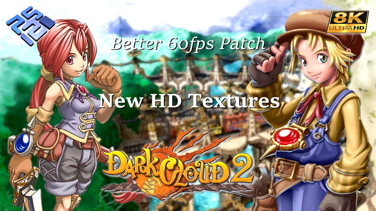Dark Cloud 2  8K ~ New PCSX2 HD Texture & More Perfect 60FPS Patch | Review  2026 PS2  PC