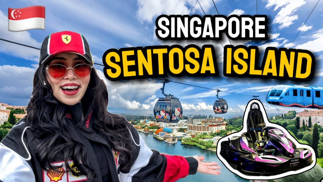 Rides to Try at SENTOSA ISLAND in Singapore! (Hyperdrive, Palawan Beach, Cable Car)