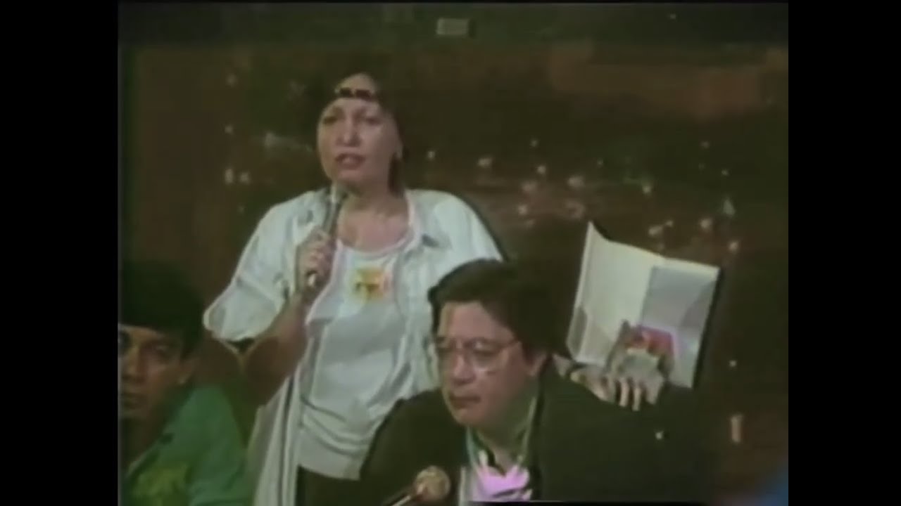 A liberated Channel 4 announces that Ferdinand Marcos has left the country (1986)