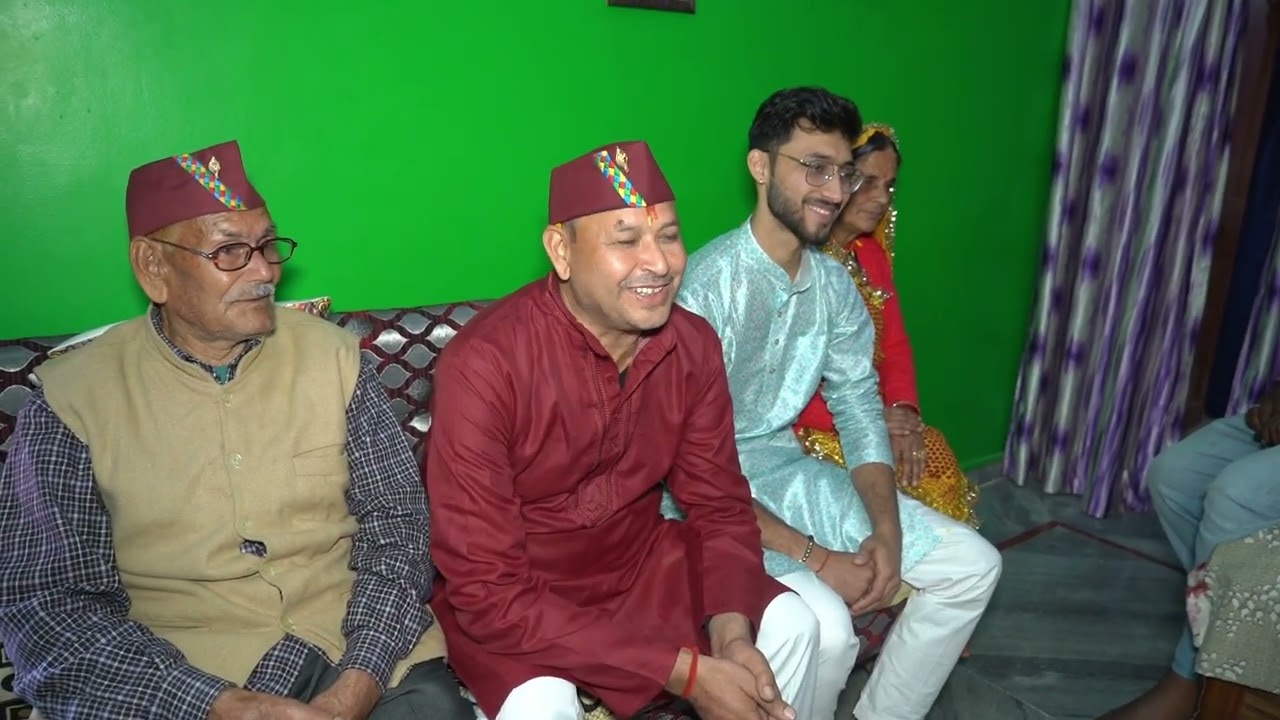Traditional Kumauni Wedding Tilak Ceremony 🌸 Jitendra Weds Diksha | Pahadi Wedding #youtube #shorts
