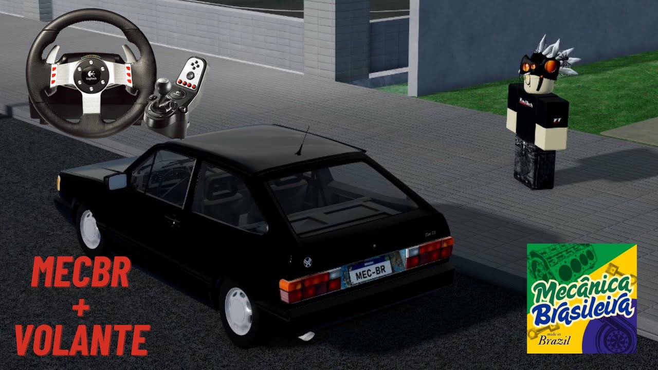 Usando volante no Mecânica Brasileira (G27) (Roblox)