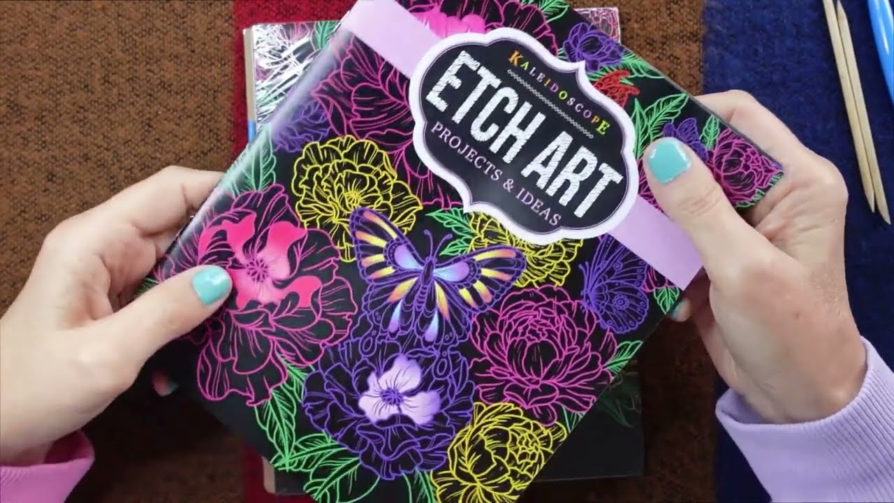 ASMR | New Etch Art Show & Tell! Dragons & Butterflies Whispered Chat & Etching