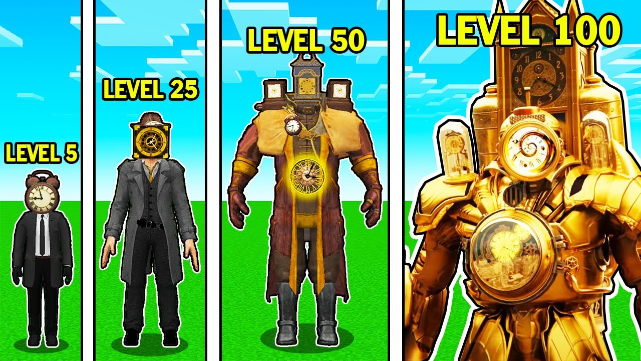 TITAN CLOCK MAN SEVİYELERİ - ⚠️ Minecraft Enes Arslan