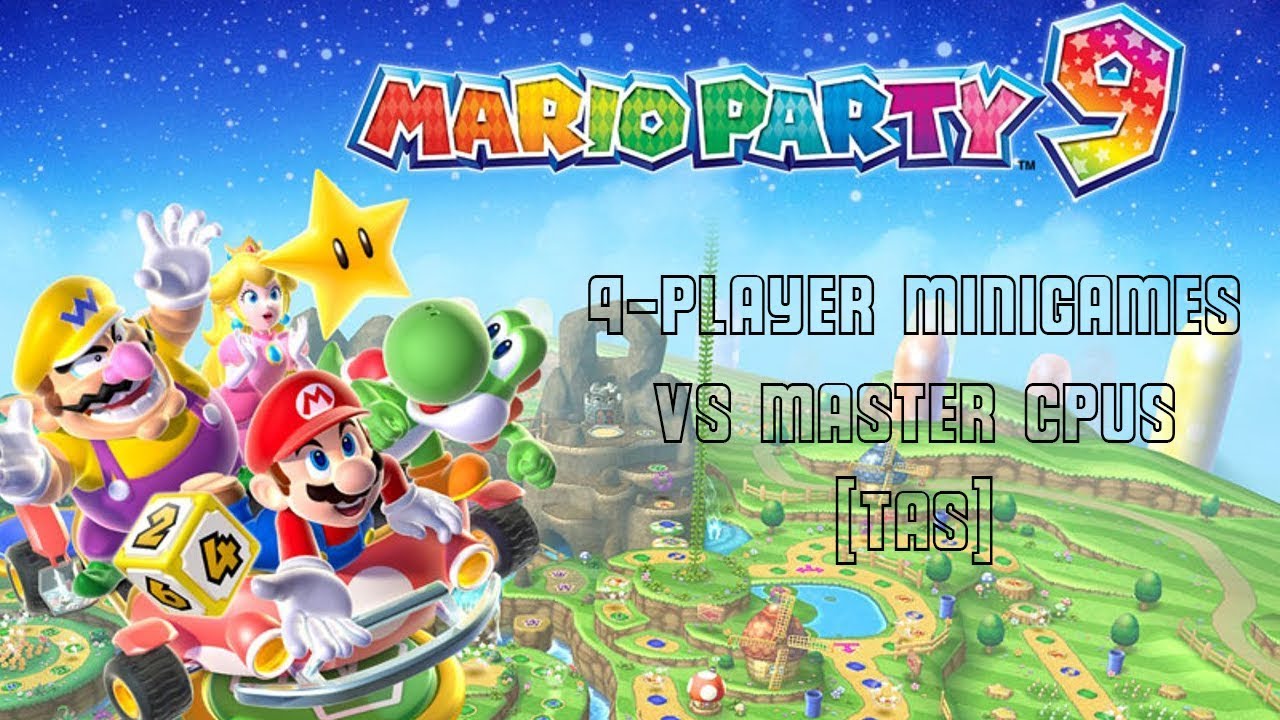 [TAS] Mario Party 9 - 4-player minigames vs Master CPUs