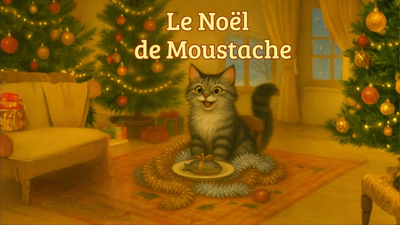 Le Noël de Moustache 🎄🐈