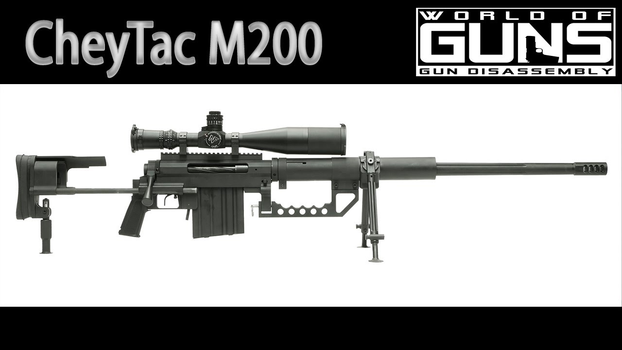 CheyTac M200 полная разборка и сборка в World of Guns: Gun Disassembly