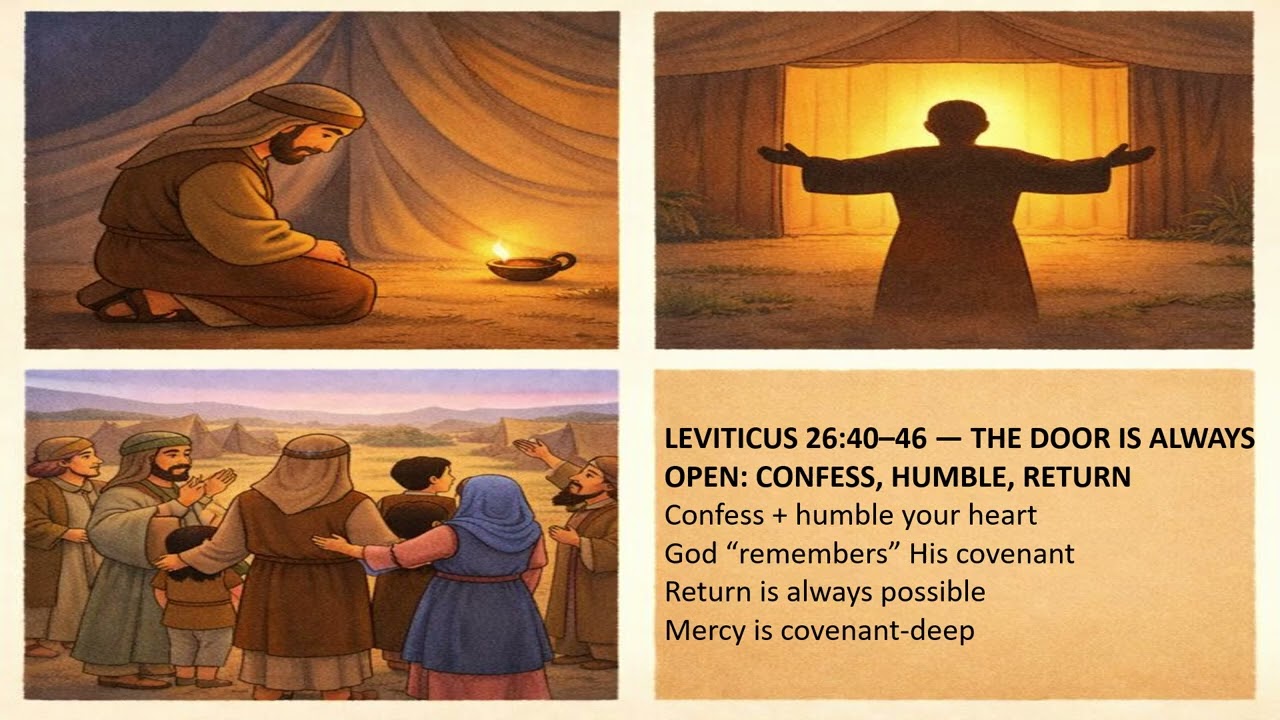 Leviticus 25–27 | Sabbath Year, Jubilee, Covenant Promises | Come Study With Me