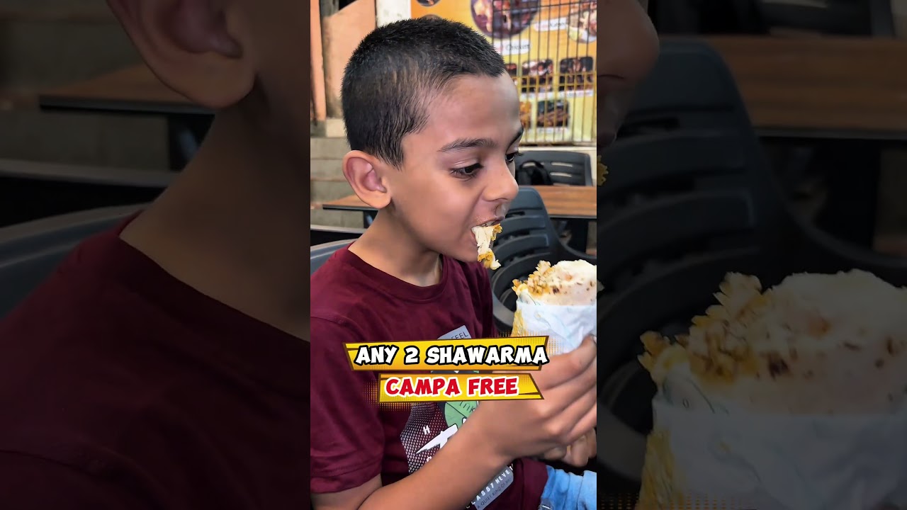 Ramzan vibes 😍 Cone Shawarma + Campa just ₹59 😲 New combo offers available 🔥 Must try #nellore