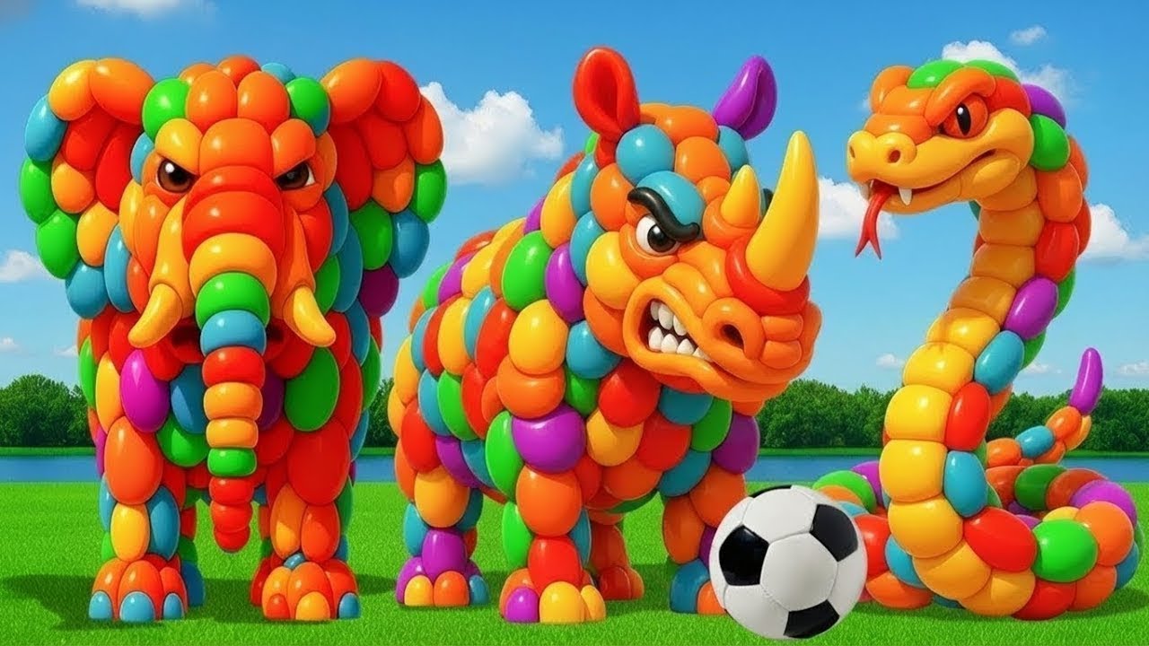 The mascot vibrato assistant Snake placed on the football field is popular,co-produced,and creative