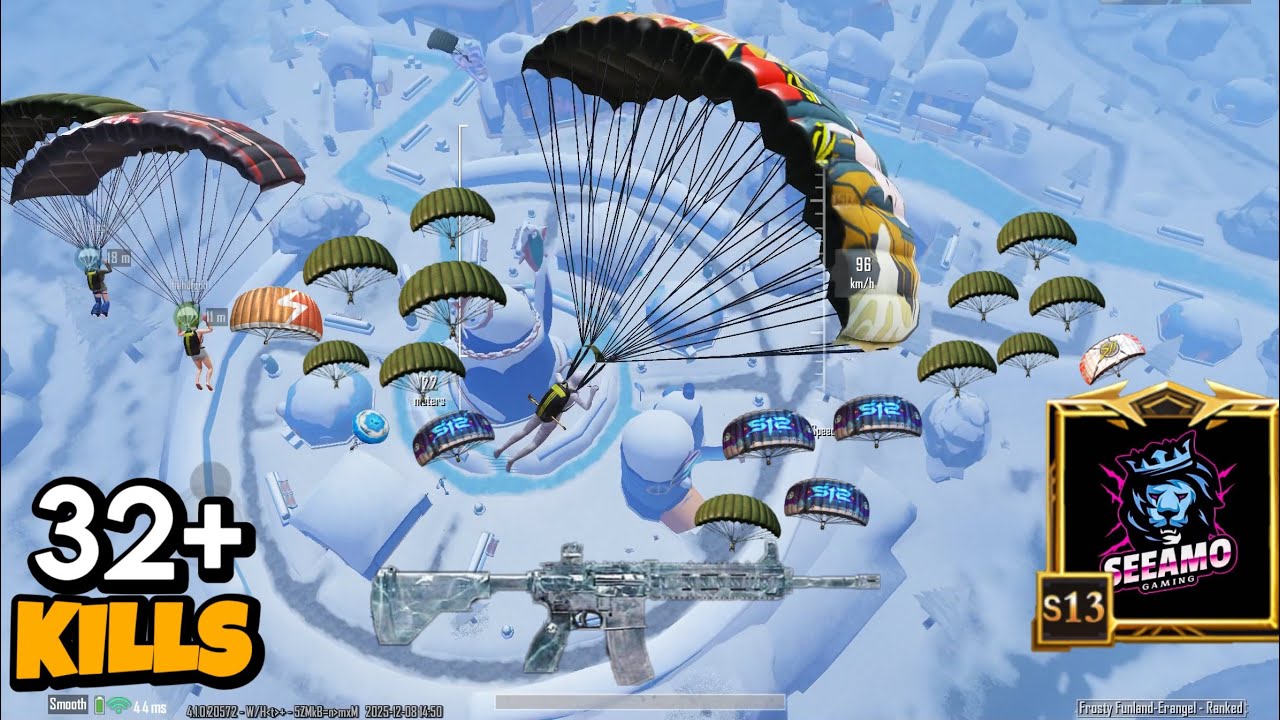 32 KILLS!🔥EVERY PUBG PLAYER SHOULD WATCH THIS AGGRESSIVE RUSH GAMEPLAY 😍 PUBG MOBILE - BGMI SeeAmo