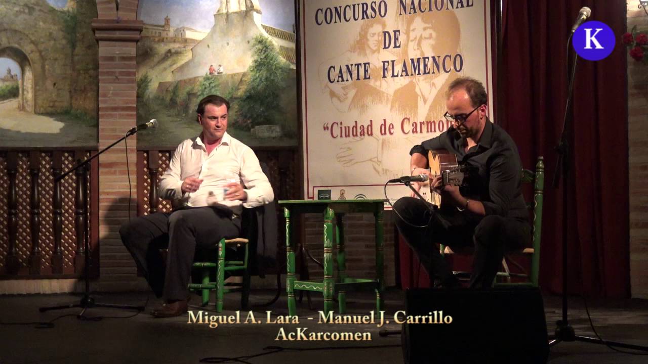 Flamenco: Miguel A. Lara y  Manuel J. Carrillo X liviana Carmona XXXIII Concurso Nac. Cante
