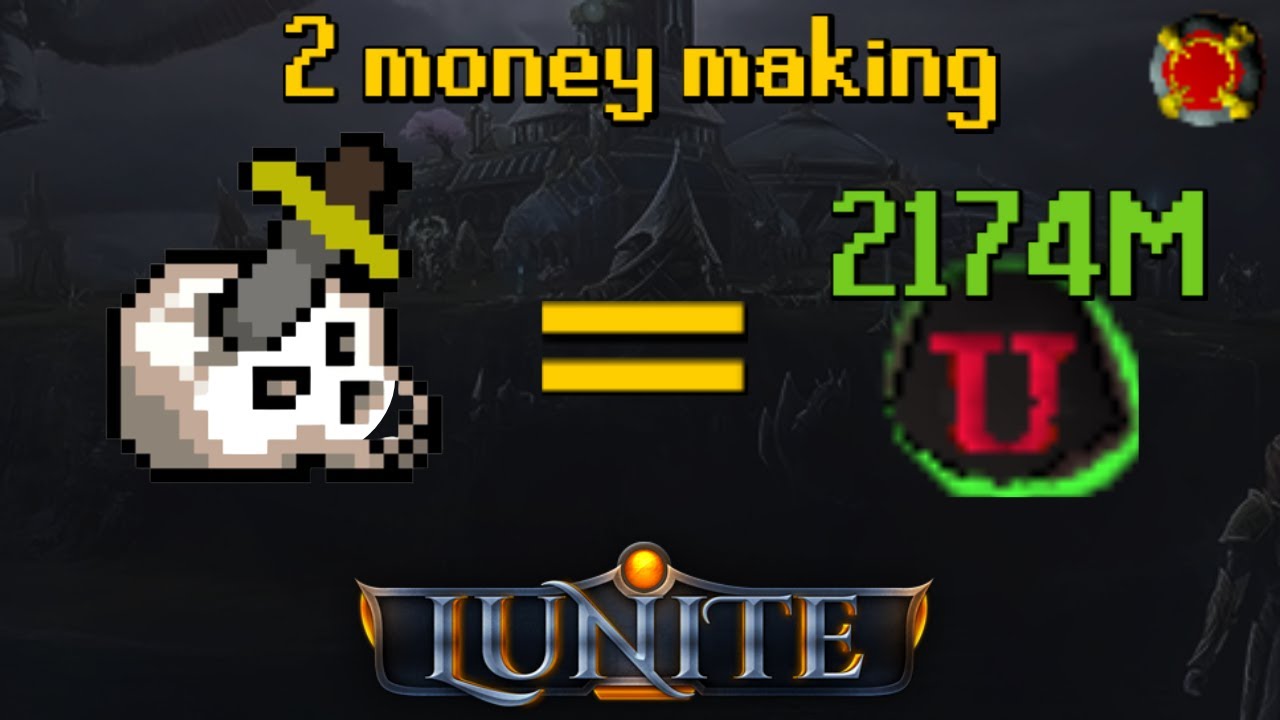 los mejores 2 money making de lunite RSPS  ( Sand&eacute;suSRS )