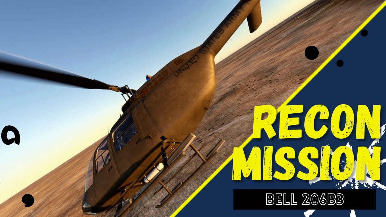 Helicopter recon mission - MSFS