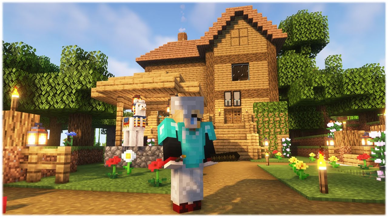 Notre petit village #1- Minecraft