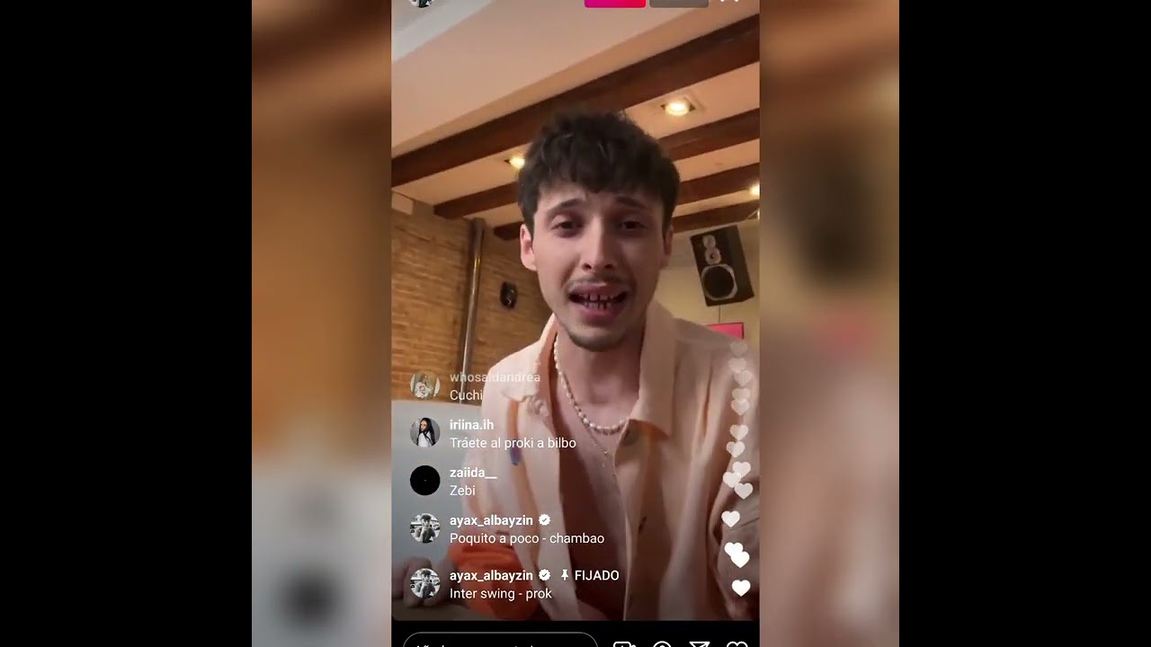 directo de AYAX , escuchando CANSERBERO. 22/03/2022