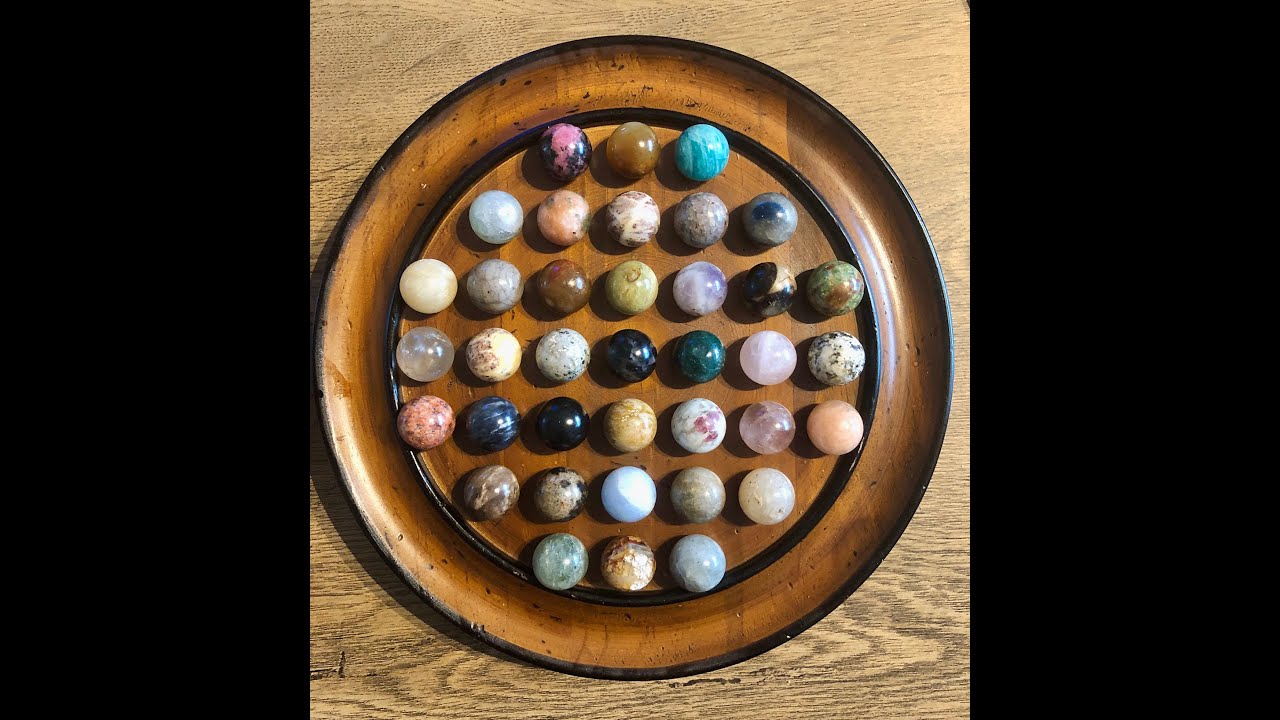 Marble Peg Solitaire (European Board)
