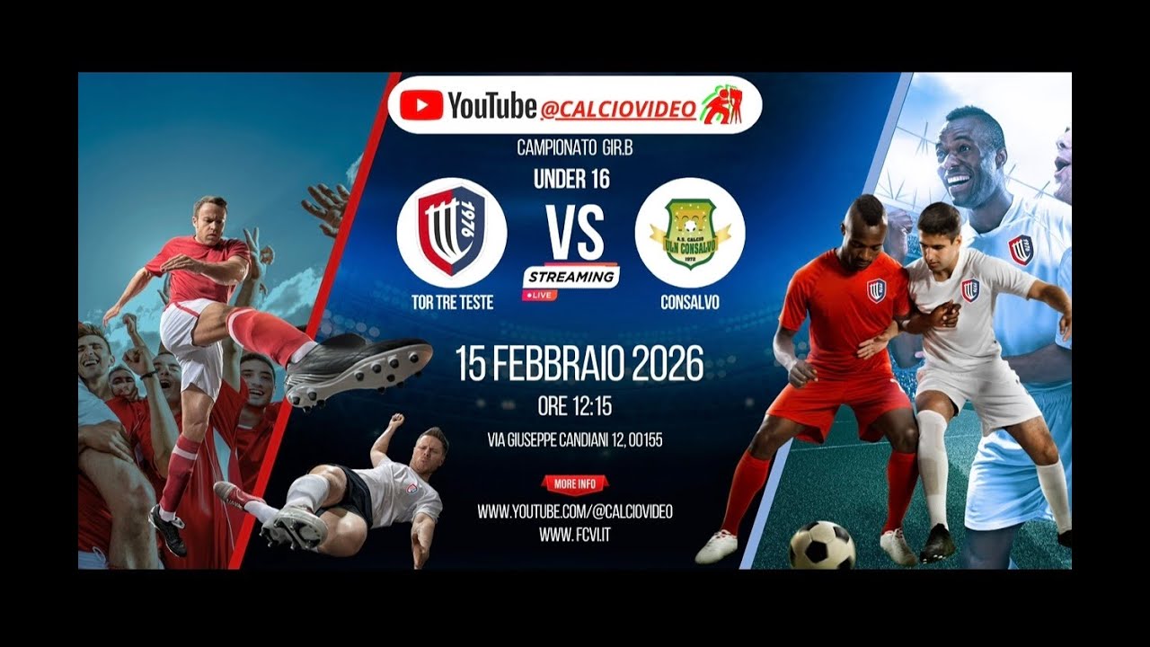 ♦️ LIVE -  TOR TRE TESTE vs CONSALVO  Allievi under 16 girone B