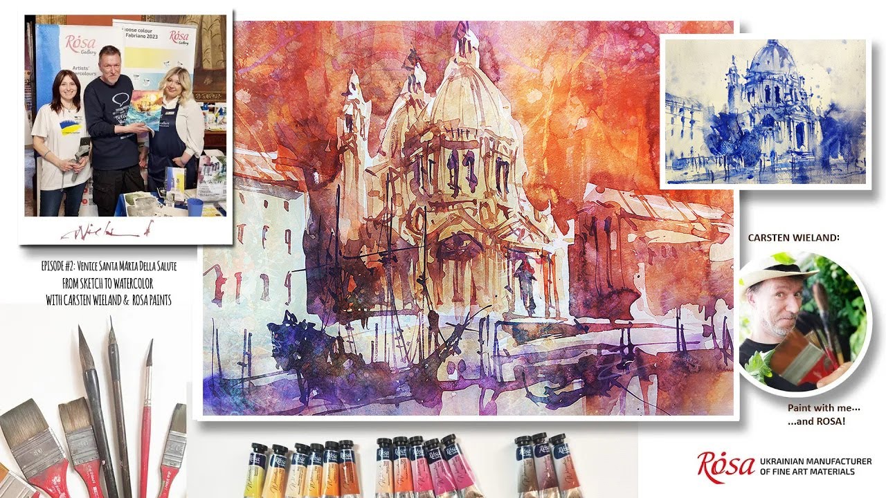 Paint with me & ROSA! Free Watercolor Workshop Episode 2