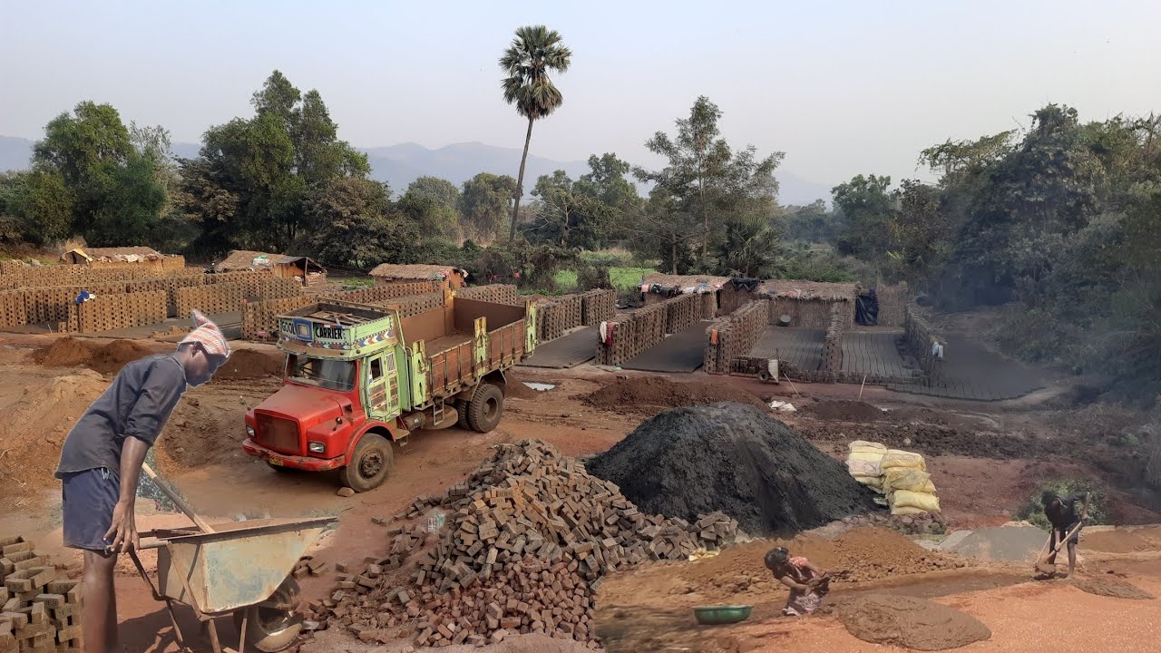 आम्ही आमच्या वीट भटी वरची दिवस भरात किती काम करायला लागते 🌿विडिओ नक्ती बघा 👍आदिवासी संस्कृती 