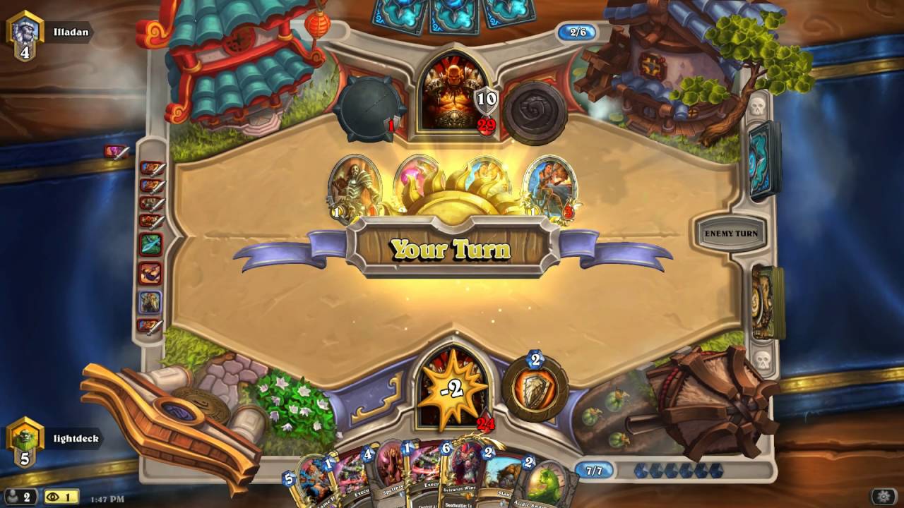 Hearthstone Control Warrior vs Patron Warrior