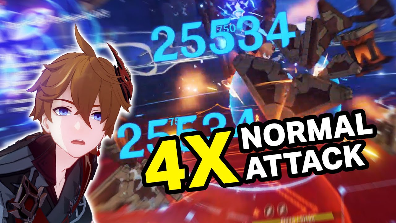 Normal Attack Childe is BROKEN