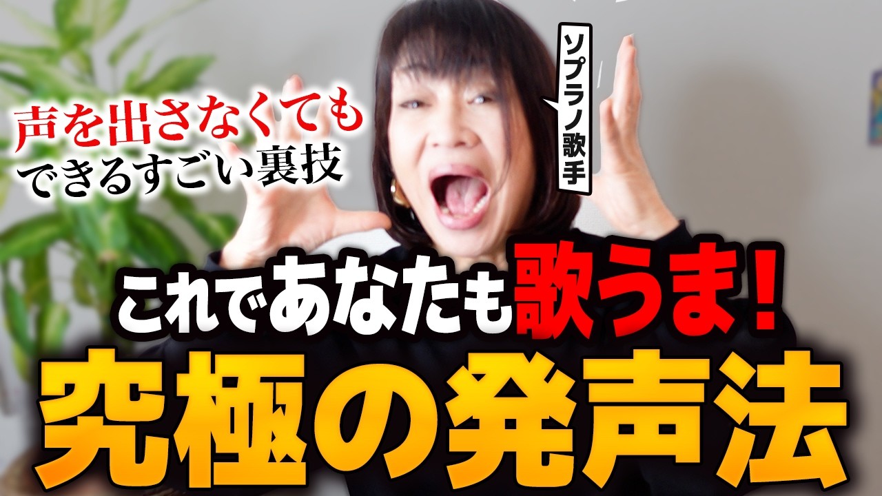 【究極の発声法】初心者向け！誰でも簡単に歌が上手になる発声練習をソプラノ歌手がこっそり教えます‼【ボイトレ】