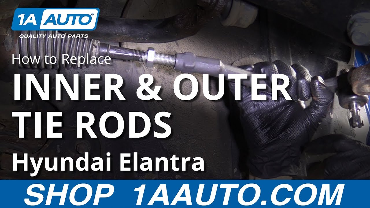 How to Replace Inner & Outer Tie Rods 07-10 Hyundai Elantra