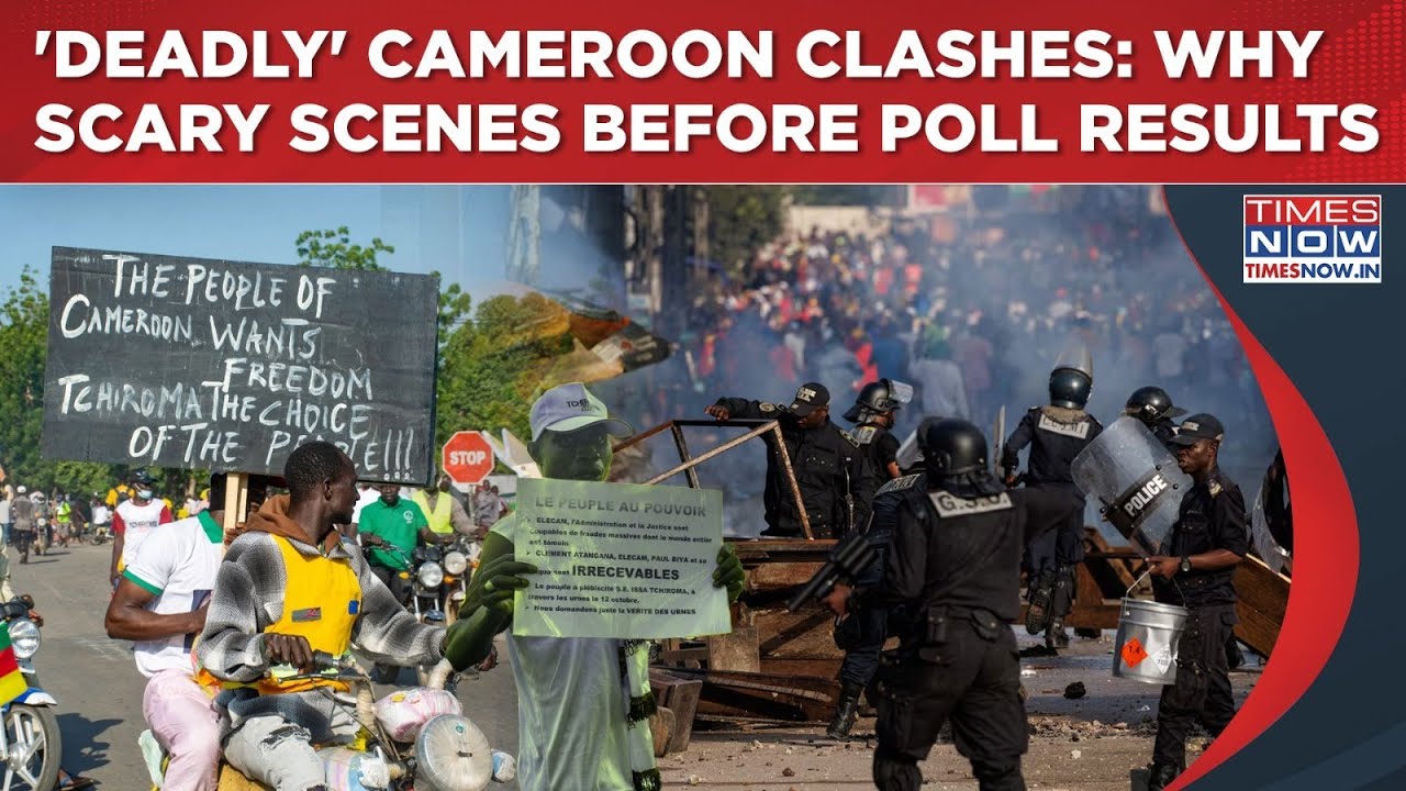 Protests Turn Deadly In Cameroon: Scary Scenes| What's Behind Bloody Clashes Before Election Result?
