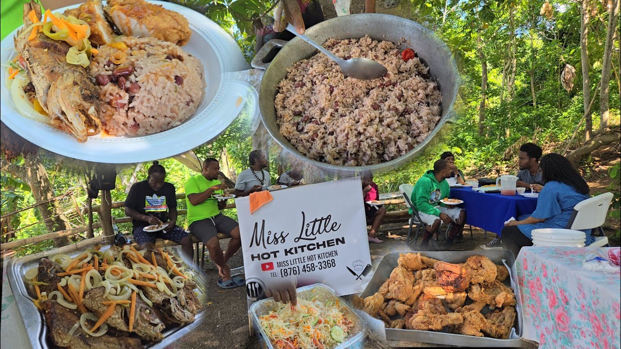 Beautiful Gathering|Cooking Up ML Fried Chicken,Escovitch Fish With Rice & Peas & Watermelon Juice